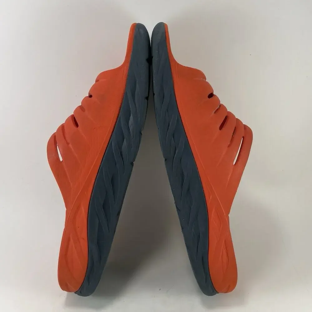 Hoka Ora Recovery Slide 3 Mens Size 12 Terracotta Orange Sport Sandals Slip On